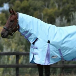 Weatherbeeta Regendeken Comfitec Classic Combo Neck Lite Lichtblauw/paars -Exporteren Paard Gear Winkel 1002058000 lightbluepurple wb comfitec classic cmb lite image hero null.543b21