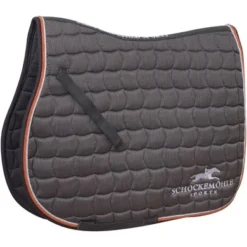 Schockemöhle Zadeldek Dynamite Logo Spr Grijs/Oranje Full