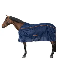 Bucas Therapy Mesh Cooler Navy/Orange -Exporteren Paard Gear Winkel 44485865.47cdaf