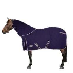 Exporteren Paard Gear Winkel 42 Weatherbeeta Stable Rug Comfitec 1000D Diamond Quilt Detach-A-Neck Medium 220g Blue/Charcoal/White