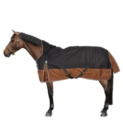 EQUITHÈME High Neck Rug Aisance High Neck 600D 150g Grijs/Bruin