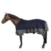 EQUITHÈME Turnout Rug Tyrex Met Buikflap 600D 0g Navy/Grijs Dots