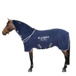 Rambo Dry Rug Navy/Zilver 13 Rambo Dry Rug Navy/Zilver -Exporteren Paard Gear Winkel 44747544.7db7f3