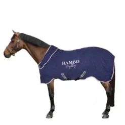 Rambo Dry Rug Supreme Navy/Zilver -Exporteren Paard Gear Winkel 44747547 1.98e9e9