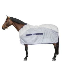 Bucas Buzz-Off Rain & Neck Zilver/Blauw 145/198 -Exporteren Paard Gear Winkel 44796061 2.9e2b7e