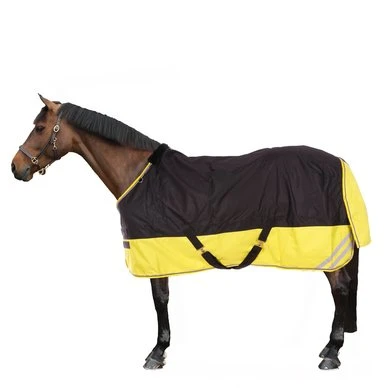 EQUITHÈME Turnout Rug Tyrex 600D 0g Zwart/Geel 1 EQUITHÈME Turnout Rug Tyrex 600D 0g Zwart/Geel