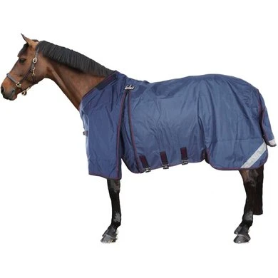 Rambo Optimo Turnout Outer Only Navy/Burgundy/Teal 1 Rambo Optimo Turnout Outer Only Navy/Burgundy/Teal