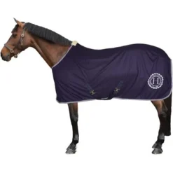 Harcour Zweetdeken Ratini Navy 135/179 -Exporteren Paard Gear Winkel 45058799.f2a5e6