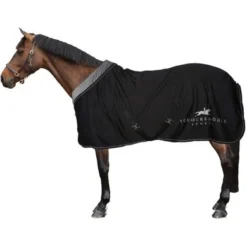 Schockemöhle Zweetdeken Premium Comfy Fleece Cool Black 145/195