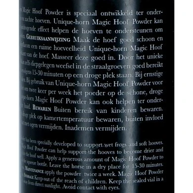 Unique-horn Hoof Care Magic Hoof Powder 120g 5 Unique-horn Hoof Care Magic Hoof Powder 120g - Afbeelding 5