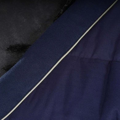 Rambo Cosy Staldeken 400g Navy/Beige 4 Rambo Cosy Staldeken 400g Navy/Beige - Afbeelding 4