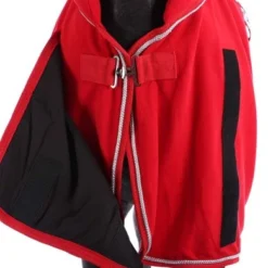 HKM Fleecedeken Met Kraag Rood -Exporteren Paard Gear Winkel agradi 443661942 2.f29b51