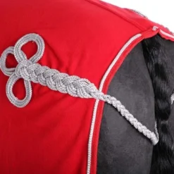 HKM Fleecedeken Met Kraag Rood -Exporteren Paard Gear Winkel agradi 443661942 4.7932bc