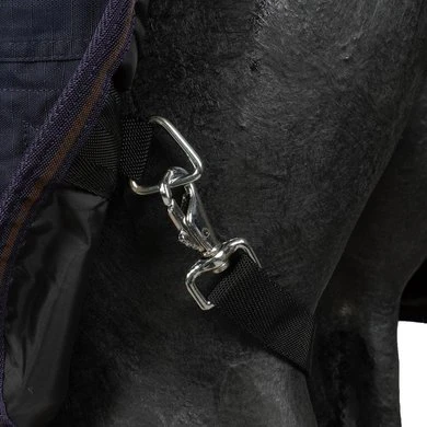 HKM Weidedeken Ecolight Winter 300g Donkerblauw 8 HKM Weidedeken Ecolight Winter 300g Donkerblauw - Afbeelding 8