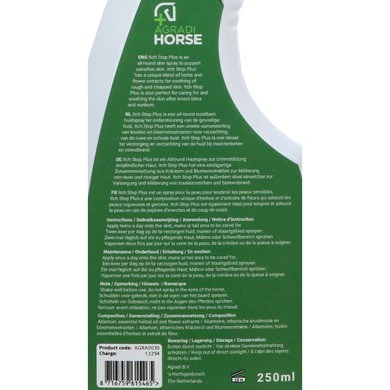 Agradi Horse Itch Stop Plus (itch Stop) Spray 3 Agradi Horse Itch Stop Plus (itch Stop) Spray - Afbeelding 3