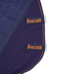 Bucas Therapy Neck Navy/Orange -Exporteren Paard Gear Winkel agradi 44489250 4.057952