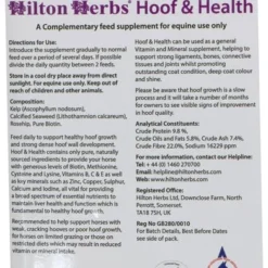 Hilton Herbs HOOF & HEALTH 4 Kg -Exporteren Paard Gear Winkel agradi 446258144 3.1b9652