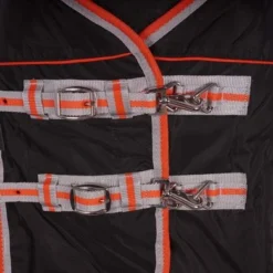 Weatherbeeta Comfitec Premier Therapy-Tec Detach-A-Neck Lite Plus Zwart/Zilver/Rood -Exporteren Paard Gear Winkel agradi 44638909 1.1d1db4