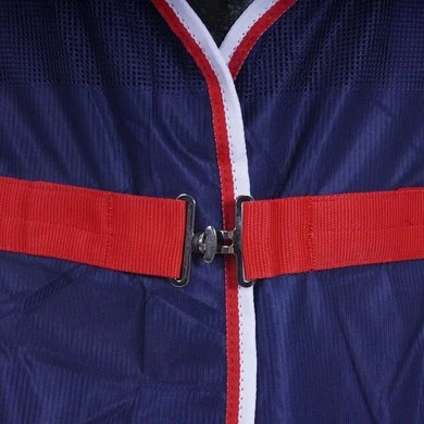 Weatherbeeta Standard Neck Scrim Cooler Navy/Red/White 145/195 2 Weatherbeeta Standard Neck Scrim Cooler Navy/Red/White 145/195 - Afbeelding 2