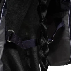 EQUITHÈME Turnout Rug Tyrex Met Buikflap 600D 300g Navy/Grijs Dots -Exporteren Paard Gear Winkel agradi 44684625 5.d1ce8c