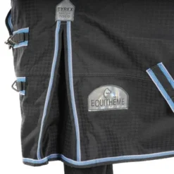EQUITHÈME Regendeken Tyrex 1200D 8000 0g Grijs/Blauw -Exporteren Paard Gear Winkel agradi 44684823 3.3cf474