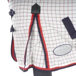 Weatherbeeta Zomerdeken Lite III 190g Wit/Navy/Rood -Exporteren Paard Gear Winkel agradi 44697983 2.da30b1
