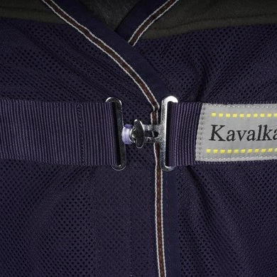 Kavalkade Vliegendeken Fly'n Fleece Navy-groen 2 Kavalkade Vliegendeken Fly'n Fleece Navy-groen - Afbeelding 2