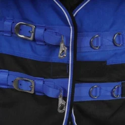 EQUITHÈME Rug Tyrex Aisance 1200D 50g Blauw/Zwart -Exporteren Paard Gear Winkel agradi 44738679 2.3dcda7