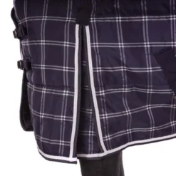 Weatherbeeta Saxon 1200D Stable Standard Neck Medium 200g Navy Plaid -Exporteren Paard Gear Winkel agradi 44750872 3.e1d3d2