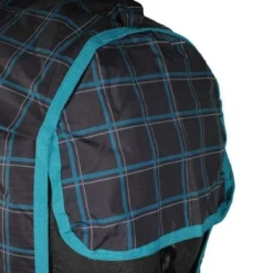 Amigo Pony Plus 50g ZwartCheck Teal/Zilver -Exporteren Paard Gear Winkel agradi 44754244 8.4ec516