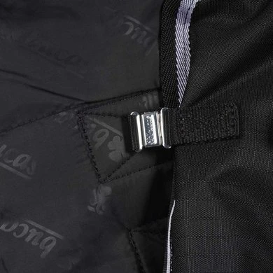 Bucas Trotting Turnout 50g Zwart/Wit 3 Bucas Trotting Turnout 50g Zwart/Wit - Afbeelding 3