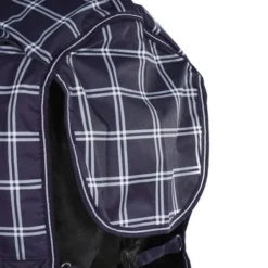 Weatherbeeta Deken Saxon Defiant 600D Standard Neck Lite Navy Plaid -Exporteren Paard Gear Winkel agradi 44803908 6.3117d1 1