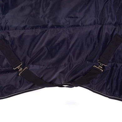 Weatherbeeta Deken Saxon Channel Quilt Stable Standard Neck Medium Navy/Wit 5 Weatherbeeta Deken Saxon Channel Quilt Stable Standard Neck Medium Navy/Wit - Afbeelding 5