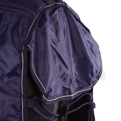 Weatherbeeta Deken Saxon Channel Quilt Stable Standard Neck Medium Navy/Wit 8 Weatherbeeta Deken Saxon Channel Quilt Stable Standard Neck Medium Navy/Wit - Afbeelding 8