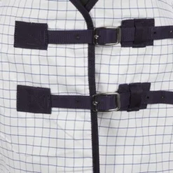 Weatherbeeta Deken Kool Coat Airstream With Hidden Surcingle III Combo Neck Wit/Navy -Exporteren Paard Gear Winkel agradi 44804011 1.8885ff