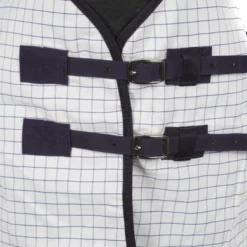 Weatherbeeta Deken Kool Coat Classic With Surcingles III Standard Neck Wit/Navy -Exporteren Paard Gear Winkel agradi 44804033 1.0ed738