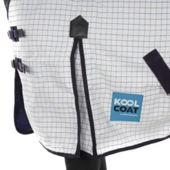 Weatherbeeta Deken Kool Coat Classic With Surcingles III Standard Neck Wit/Navy -Exporteren Paard Gear Winkel agradi 44804033 3.295a50