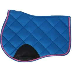 EQUITHÈME Zadeldekje Infinity Blauw/Framboos