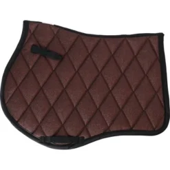 EQUITHÈME Zadeldekje Glitter Bruin Full