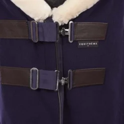 EQUITHÈME Fleecedeken Teddy Navy -Exporteren Paard Gear Winkel agradi 44818286 1.77e504