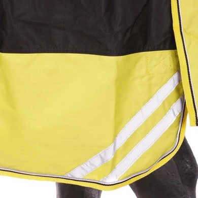 EQUITHÈME Turnout Rug Tyrex 600D 0g Zwart/Geel 6 EQUITHÈME Turnout Rug Tyrex 600D 0g Zwart/Geel - Afbeelding 6