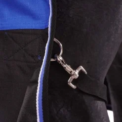 EQUITHÈME Outdoordeken Tyrex 1200D Aisance 50g Met Halve Hals Blauw/Zwart -Exporteren Paard Gear Winkel agradi 44818405 6.95e1ed