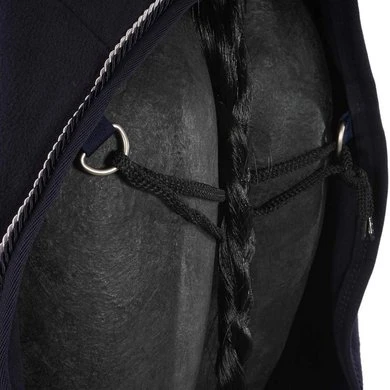 Schockemöhle Zweetdeken Premium Fleece Navy/Zilver 7 Schockemöhle Zweetdeken Premium Fleece Navy/Zilver - Afbeelding 7