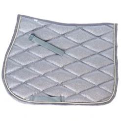 HB Harry And Hector Zadeldekje Sparkling Glitter Grijs