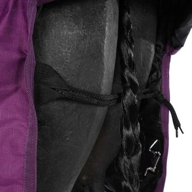 HKM Outdoordeken Portland 100g Wattenvulling Paars 155/205 7 HKM Outdoordeken Portland 100g Wattenvulling Paars 155/205 - Afbeelding 7