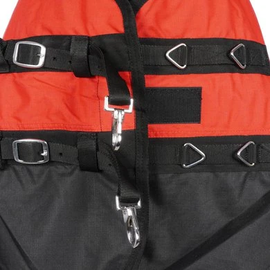 HKM High Neck Deken Louisville 1680D Rood/Zwart 135/185 3 HKM High Neck Deken Louisville 1680D Rood/Zwart 135/185 - Afbeelding 3