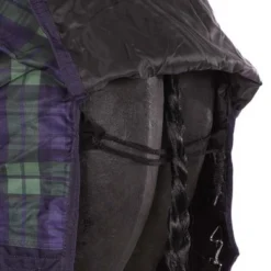 HKM High Neck Deken Orlando Karo 600D 100g Wattenvulling Navy/Groen Geruit -Exporteren Paard Gear Winkel agradi 44870905 6.6e57d6