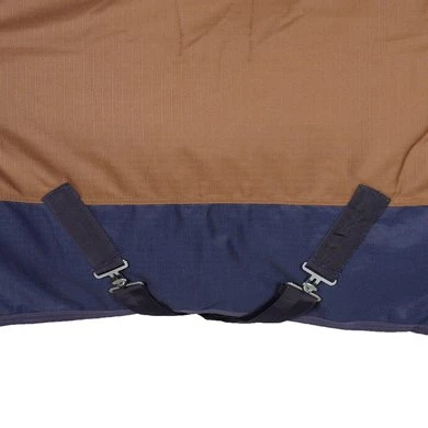 HKM High Neck Deken Winnipeg 1200D 200g Bruin/Blauw 125/175 6 HKM High Neck Deken Winnipeg 1200D 200g Bruin/Blauw 125/175 - Afbeelding 6