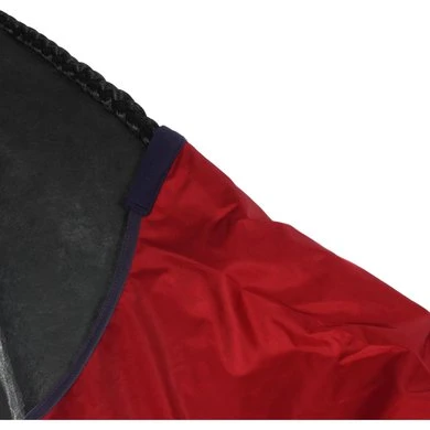 HKM High Neck Deken Louisville 1680D Polarfleece Rood/Donkerblauw 4 HKM High Neck Deken Louisville 1680D Polarfleece Rood/Donkerblauw - Afbeelding 4