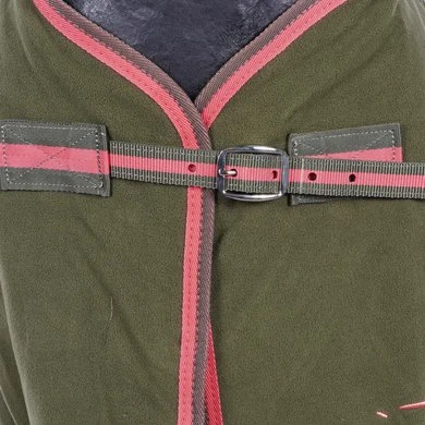 HKM Zweetdeken Equestrian Donkergroen/Neon Koraal 165/215 2 HKM Zweetdeken Equestrian Donkergroen/Neon Koraal 165/215 - Afbeelding 2